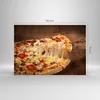Bilder auf glas - Pizza Käse Tomaten - 100x70cm - Produktbild-Vorschau 3