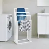 Stojan na ručníky Relaxdays, VxŠxH: 96,5 x 45 x 29 cm, kov, Náhled obrázku produktu 3