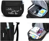Schulrucksack Jungen Mädchen Schwarz - Wasserdicht Produktbild-Vorschau 2