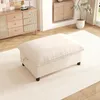 Sofa-Hocker mit verstecktem Stauraum, Chenille-Bezug, Produktbild-Vorschau 3