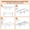 Vigevee Bettgestell Metallbett   90x200cm geräuscharm Produktbild-Vorschau 7
