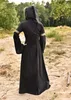 Mittelalterkleid Eleanor mit Kapuze, schwarz : L Größe: L Produktbild-Vorschau 4