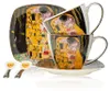 Home Elements Tasses avec soucoupes et cuillères 2 x 250 Voir les images du produit 2
