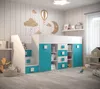 Etagenbett für Kinder Toledo 3 Stockbett mit Treppe, Produktbild-Vorschau 2
