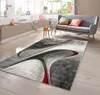 Teppich Designer Teppich in grau rot Größe - 160 x 230 cm Produktbild-Vorschau 1