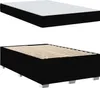 vidaXL Bettrahmen mit Matratze Schwarz 120 x 200 cm Stoff Produktbild-Vorschau 5