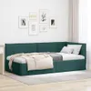 vidaXL Rohový rám postele s čelom tmavozelený 100 x 200 cm Náhľad obrázku produktu 2