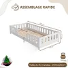 Crazy Pine Lit d'enfant 120x200 cm - Lit de sol Montessori Voir les images du produit 3