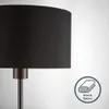 Stehlampe - Schalter, Stoffschirm, E27 Fassung, max. 40W, Produktbild-Vorschau 7