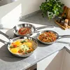 Zestaw garnków i patelni 3-częściowy, 20+24+28 cm, wykonany Podgląd zdjęcia produktu 9