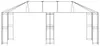 vidaXL Structure de pavillon sans tissu, 6 x 3 mètres, Voir les images du produit 4