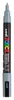 POSCA PC3M G, 1 kusů, Šedá, Fibre tip, Černá, Kulatý, 0,9 Náhled obrázku produktu 7