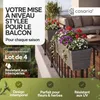 4x Bac à fleurs 11 litres support de montage intérieur Voir les images du produit 2