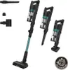 A product shot of a cordless vacuum cleaner and its accessories, displayed against a white background. Produktbild-Vorschau