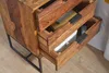 FineBuy Table de chevet en bois massif de sheesham avec Voir les images du produit 4