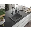 Mexen Pedro 1-Becken-Granit-Spüle 560 x 460 mm, Grau, Produktbild-Vorschau 2
