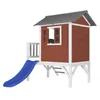 AXI Spielhaus Beach Lodge XL in Rot mit Rutsche in Blau | Produktbild-Vorschau 6