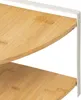 Narożna półka bambusowa 2 poziomy WHITE Podgląd zdjęcia produktu 5