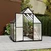 LZQ Gewächshaus Aluminium für den Garten, Mit 6 cm dickeres Produktbild-Vorschau 9