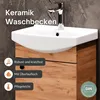 Planetmöbel Badmöbel-Set Waschtisch mit Unterschrank 45 cm Produktbild-Vorschau 6