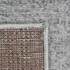 Moderner Wohnzimmerteppich mit abstraktem Muster grau rot Produktbild-Vorschau 4