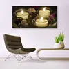 Glasbilder 140x70 Wandbild Druck auf Glas Kerzen Kunst Produktbild-Vorschau 3