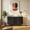 Dressoir 'Olvehok', 110 x 40 x 77 cm, met 3 deuren en 4 Productafbeelding-voorbeeld 4