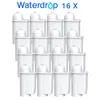 A collection of water filters arranged in rows on a white background. Náhled obrázku produktu
