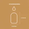 HORECA CANDLES Stumpenkerzen 16 Stück – 60h, 8 × 15 cm, Produktbild-Vorschau 5