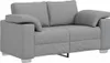 vidaXL Zweisitzer-Sofa Hellgrau 160 cm Stoff Produktbild-Vorschau 1