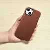 Icarer Oil Wax Premium Leather Case Skórzane Etui Iphone 14 Podgląd zdjęcia produktu 13