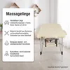 Massagebank Massageliege Massagetisch Aluminium klappbar 2 Produktbild-Vorschau 11