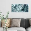 DEQORI Hybrid Leinwand Bild 60x30 cm 'Palmenflüstern' Produktbild-Vorschau 3