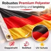Deutschland Flagge 90 x 150 cm - WM 2026 Fahne - Fanartikel Produktbild-Vorschau 8