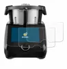 A black kitchen appliance with a screen, and two transparent screen protectors in the foreground. Produktbild-Vorschau
