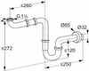 Kludi WT-u.Bidet-Sifon Geruchverschluss G1 1/4 x 32mm Produktbild-Vorschau 2