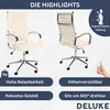 DELUKE® Bürostuhl Ergonomisch MEGAO Schreibtischstuhl Produktbild-Vorschau 3