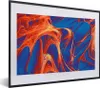 MuchoWow® MuchoWow® Gerahmtes Poster Kunst - Wellen - Farbe Produktbild-Vorschau 1