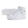 A pair of white Puma high-top sneakers are shown against a white background. One shoe is upright and facing the viewer, while the other is placed behind and to the left, showing its sole. Anteprima dell’immagine prodotto