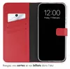 Libreria in vera pelle Selencia per Xiaomi 17 Ultra - Rosso Anteprima dell’immagine prodotto 3