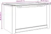vidaXL Truhla s víkem PANAMA 79 x 42 x 46 cm z masivního Náhled obrázku produktu 8