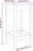 A line drawing of a bar stool with dimensions indicated. Voir les images du produit