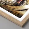Gerahmtes Poster - Rahmen in heller Eiche - tiger tier - Produktbild-Vorschau 2