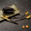 Echtwerk Tafelbesteck "Positano Due" - Gold/Black Edition, Produktbild-Vorschau 10