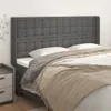 Kopfteil mit Ohren Grau 163x16x118/128 cm Kunstleder Produktbild-Vorschau 2