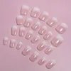 GKA Künstliche Fingernägel 24p G33 rosa weiß zum Aufkleben Produktbild-Vorschau 2