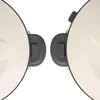 Close-up view of two handles of a white bowl. Produktbild-Vorschau
