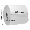 Termálna rolka 80 x 80 x 12 mm /80 m biela PU=40 kusov Náhľad obrázku produktu 2
