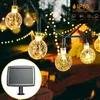 Solárna LED reťaz 9,5 m 50 retro žiaroviek teplá biela Náhľad obrázku produktu 1