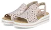 Rieker Damen Hochfront Sandale mit Strass Plateau und Produktbild-Vorschau 13